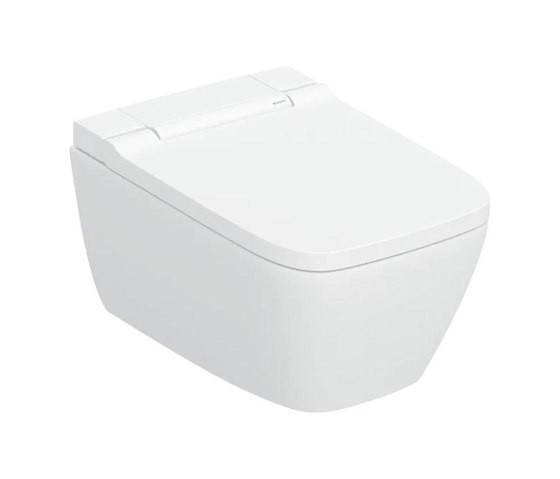 AquaClean | Sela Square wall-hung WC white alpine | WC | Geberit