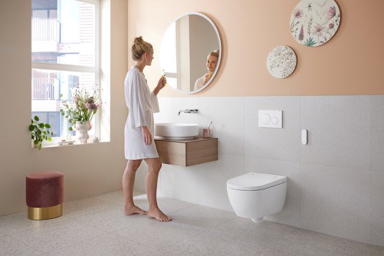AquaClean | Alba wall-hung WC white | WC | Geberit