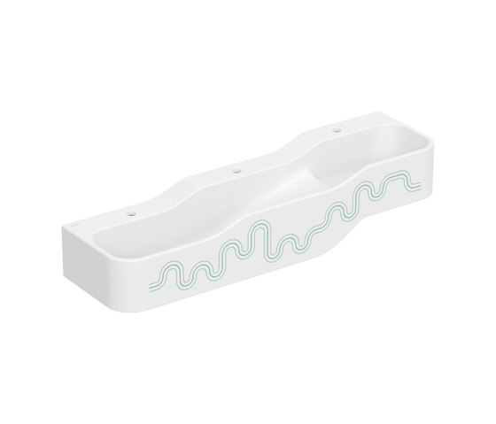 Bambini | Play and washspace forest green / light green | Wash basins | Geberit