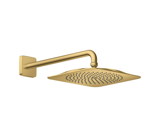AXOR Citterio C Overhead shower 270/270 1jet with shower arm | Polished Gold Optic | Shower controls | AXOR