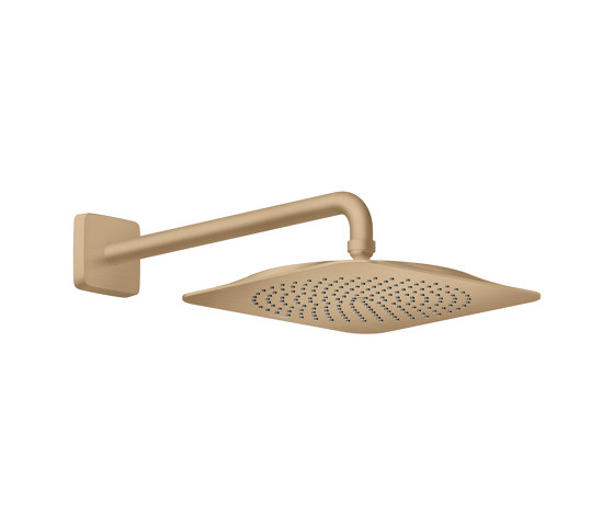 AXOR Citterio C Overhead shower 270/270 1jet EcoSmart+ with shower arm | Brushed Bronze | Shower controls | AXOR