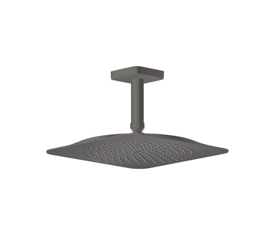 AXOR Citterio C Soffione doccia 270/270 1jet con fissaggio a soffitto | Cromo Nero Spazzolato | Rubinetteria doccia | AXOR