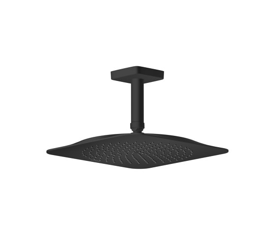 AXOR Citterio C Soffione doccia 270/270 1jet con fissaggio a soffitto | Nero opaco | Rubinetteria doccia | AXOR