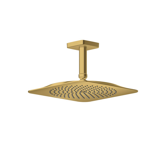 AXOR Citterio C Kopfbrause 270/270 1jet EcoSmart+ mit Deckenanschluss | Polished Gold Optic | Duscharmaturen | AXOR