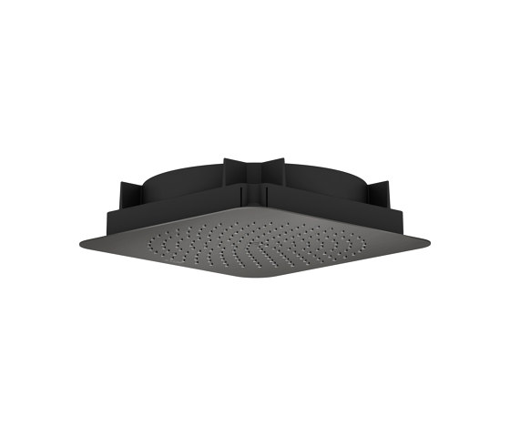 AXOR Citterio C Soffione doccia 270/270 1jet ad incasso a soffitto | Cromo Nero Spazzolato | Rubinetteria doccia | AXOR