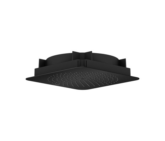 AXOR Citterio C Soffione doccia 270/270 1jet EcoSmart+ ad incasso a soffitto | Nero opaco | Rubinetteria doccia | AXOR