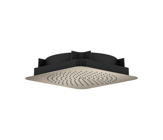 AXOR Citterio C Overhead shower 270/270 1jet EcoSmart+ ceiling integrated | Brushed Nickel | Shower controls | AXOR