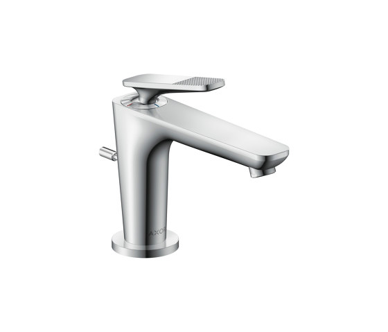 AXOR Citterio C Single lever basin mixer 90 with CoolStart for hand washbasins and pop-up waste set - cubic cut | Wash basin taps | AXOR
