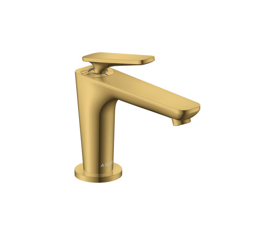 AXOR Citterio C Single lever basin mixer 90 with CoolStart for hand washbasins and waste set | Polished Gold Optic | Wash basin taps | AXOR