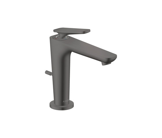 AXOR Citterio C Single lever basin mixer 125 with CoolStart and pop-up waste set | Brushed Black Chrome | Wash basin taps | AXOR