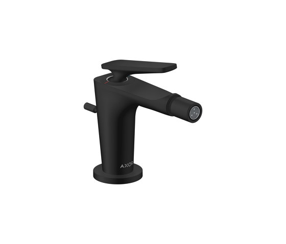 AXOR Citterio C Single lever bidet mixer with pop-up waste set | Matt black | Bidet taps | AXOR