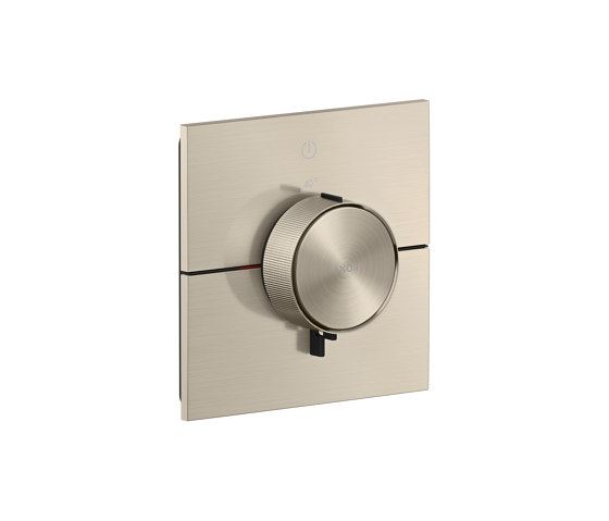 AXOR ShowerSelect ID Thermostat for concealed installation square for 1 function | Brushed Nickel | Shower controls | AXOR