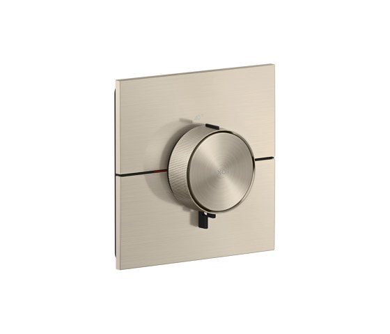 AXOR ShowerSelect ID Thermostat HighFlow for concealed installation square | Brushed Nickel | Shower controls | AXOR