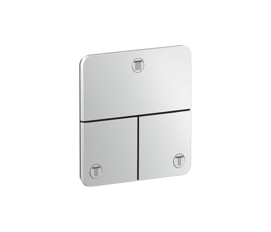 AXOR ShowerSelect ID Válvula empotrada Softsquare para 3 funciones | Grifería para duchas | AXOR