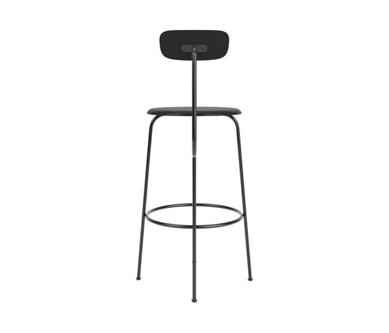 Afteroom Bar Chair | Black Base | Veneer Seat and Back | Black | Tabourets de bar | Audo Copenhagen