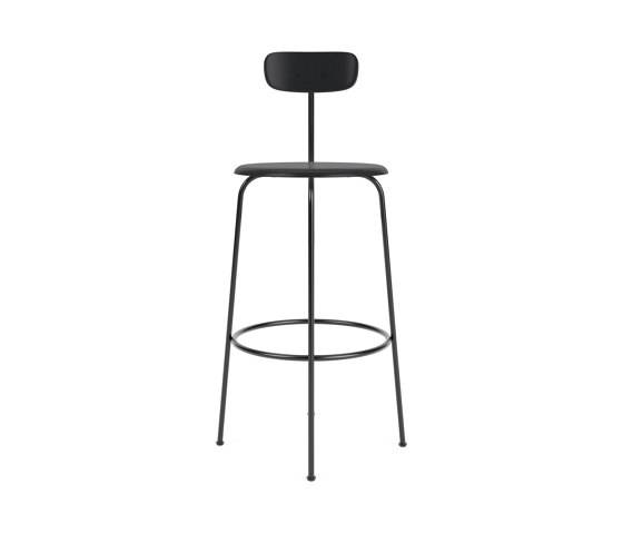 Afteroom Bar Chair | Black Base | Veneer Seat and Back | Black | Barhocker | Audo Copenhagen