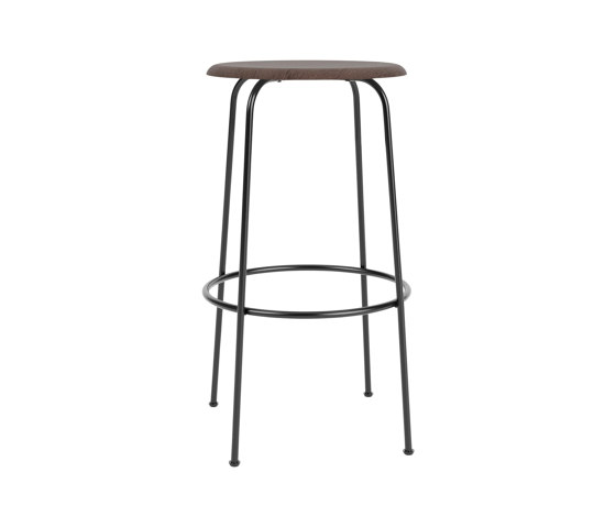 Afteroom Bar Stool, Veneer | Black | Dark Stained Oak | Sgabelli bancone | Audo Copenhagen