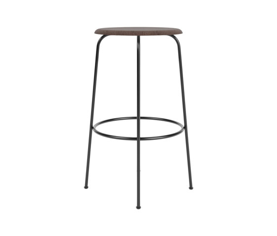 Afteroom Bar Stool, Veneer | Black | Dark Stained Oak | Sgabelli bancone | Audo Copenhagen