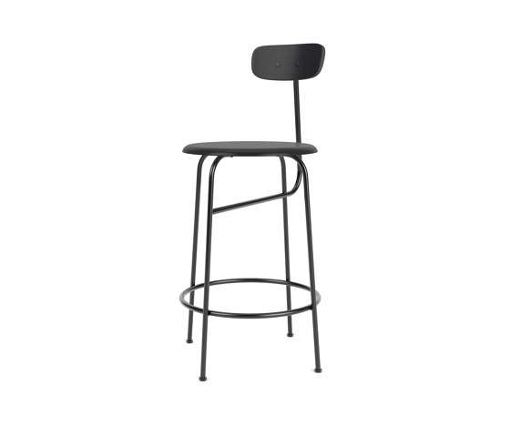 Afteroom Counter Chair | Black Base | Veneer Seat and Back | Black | Counter stools | Audo Copenhagen