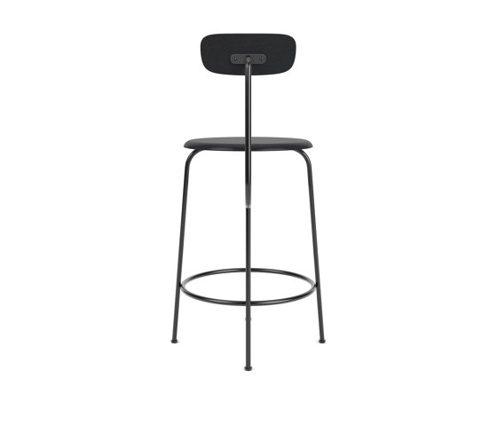 Afteroom Counter Chair | Black Base | Veneer Seat and Back | Black | Counter stools | Audo Copenhagen