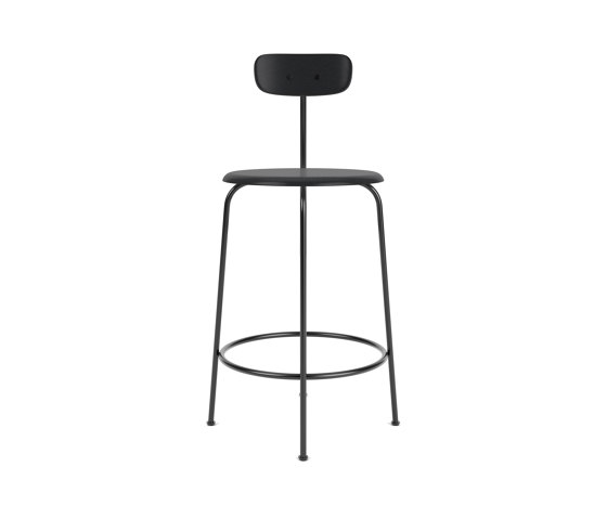 Afteroom Counter Chair | Black Base | Veneer Seat and Back | Black | Counter stools | Audo Copenhagen