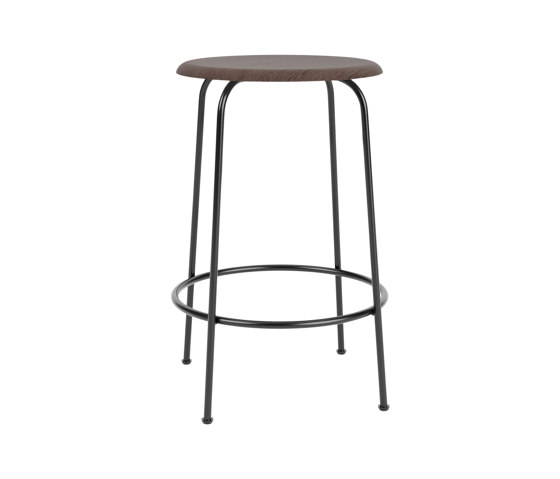 Afteroom Counter Stool, Veneer | Black | Dark Stained Oak | Counter stools | Audo Copenhagen