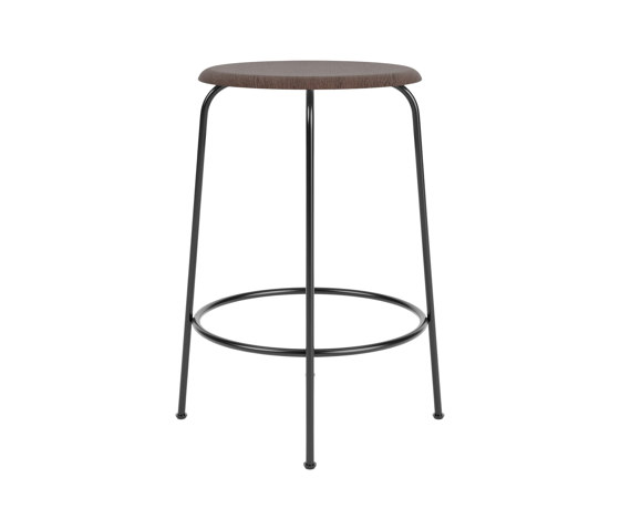 Afteroom Counter Stool, Veneer | Black | Dark Stained Oak | Counterstühle | Audo Copenhagen