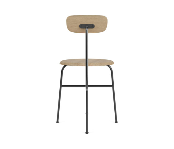Afteroom Dining Chair | Black Base | Veneer Seat and Back | Natural Oak | Stühle | Audo Copenhagen