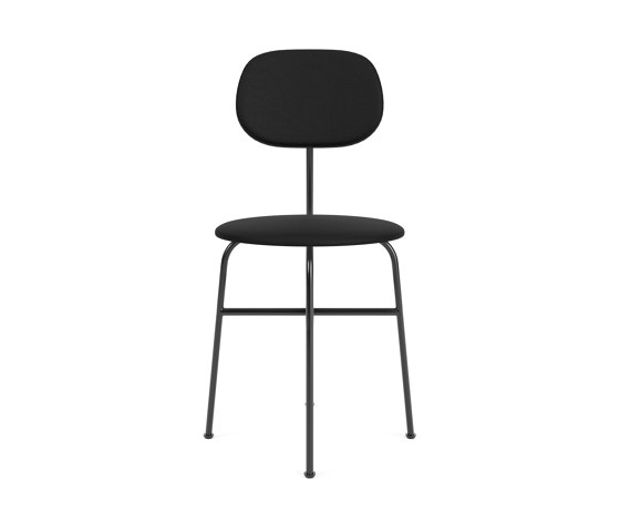 Afteroom Dining Chair Plus | Black Base | Upholstered Seat and Back | Sierra - Black, 1001 | Stühle | Audo Copenhagen