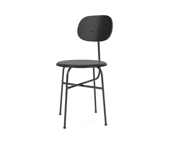 Afteroom Dining Chair Plus | Black Base | Veneer Seat and Back | Black | Chaises | Audo Copenhagen