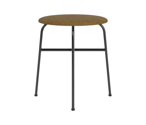 Afteroom Stool, Upholstered Seat | Audo Bouclé - Gold 06 | Sgabelli | Audo Copenhagen