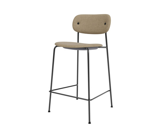 Co Counter Chair | Fully Upholstered | Audo Bouclé - Beige, 02 | Taburetes de bar | Audo Copenhagen