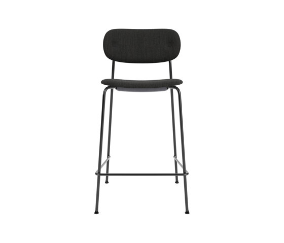 Co Counter Chair | Fully Upholstered | Re-wool - Black, 0198 | Tabourets de bar | Audo Copenhagen