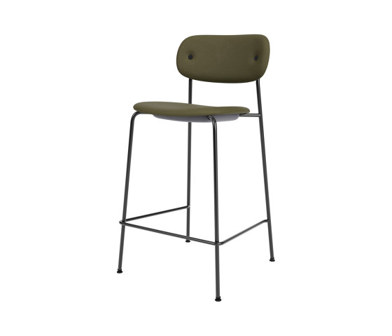 Co Counter Chair | Fully Upholstered | Sierra - Army, 0441 | Barhocker | Audo Copenhagen