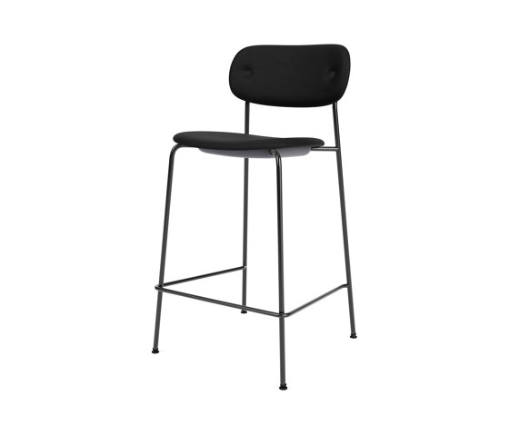 Co Counter Chair | Fully Upholstered | Sierra - Black, 1001 | Tabourets de bar | Audo Copenhagen