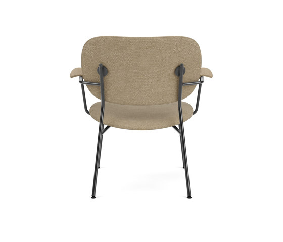 Co Lounge Chair W/Armrest, Upholstered Seat and Back | Audo Bouclé - Beige 02 | Natural Oak | Armchairs | Audo Copenhagen