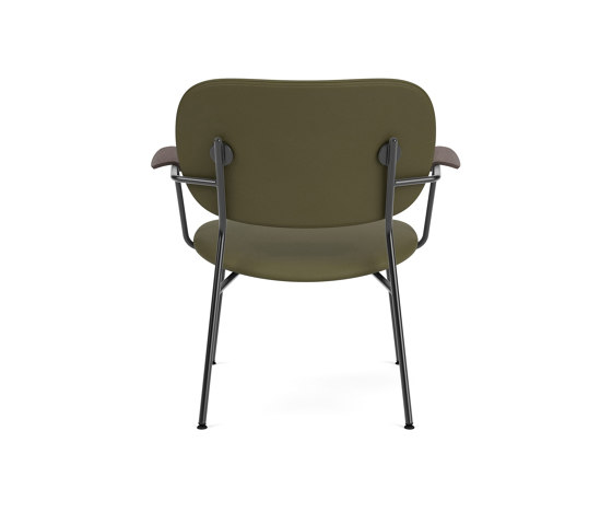 Co Lounge Chair W/Armrest, Upholstered Seat and Back | Sierra - Army 0441 | Dark Stained Oak | Poltrone | Audo Copenhagen