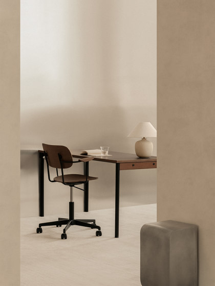 Co Table, 140x70 cm | Black- Laminate, Terra | Desks | Audo Copenhagen