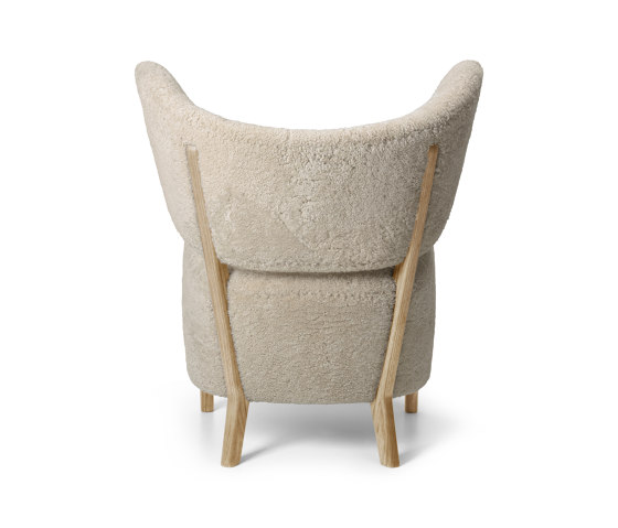 My Own Chair Sheepskin Moonlight/Natural Oak | Fauteuils | Audo Copenhagen