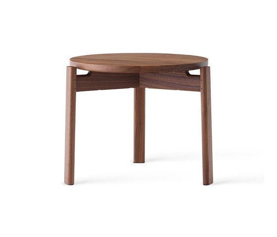 Passage Lounge Table,Ø50 CM | Walnut | Tavolini alti | Audo Copenhagen