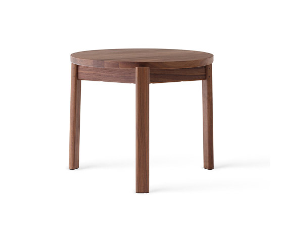 Passage Lounge Table,Ø50 CM | Walnut | Beistelltische | Audo Copenhagen