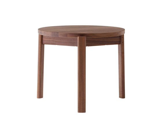 Passage Lounge Table,Ø50 CM | Walnut | Beistelltische | Audo Copenhagen