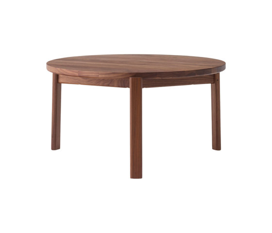 Passage Lounge Table,Ø70 CM | Walnut | Coffee tables | Audo Copenhagen