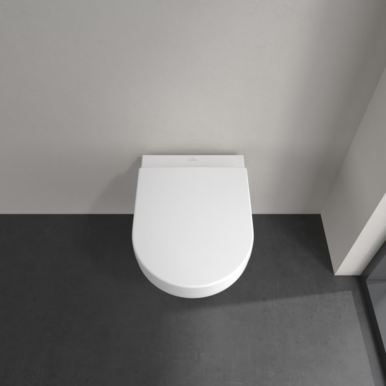 Architectura washdown toilet rimless, TwistFlush[e³], Concealed ViFix attachment | WC | Villeroy & Boch