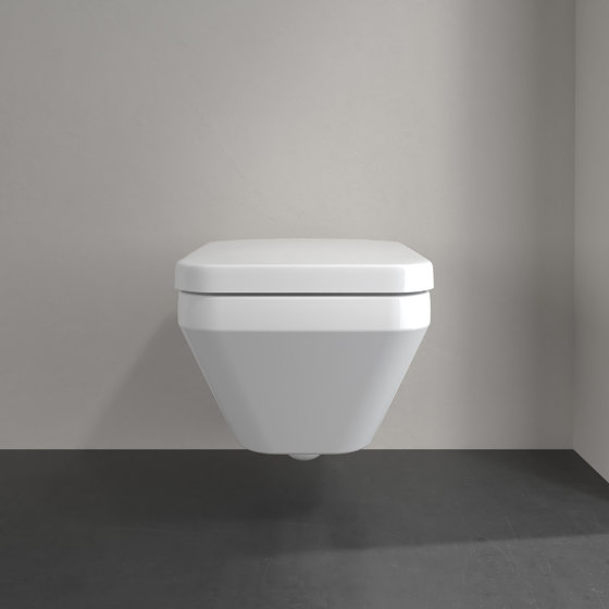 Architectura Washdown toilet, rimless, TwistFlush[e³], rectangle | WC | Villeroy & Boch