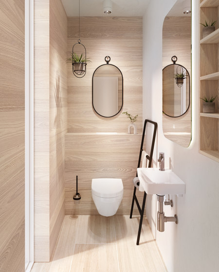Architectura Handwashbasin, right and left version, 360 x 265 mm | Lavabi | Villeroy & Boch