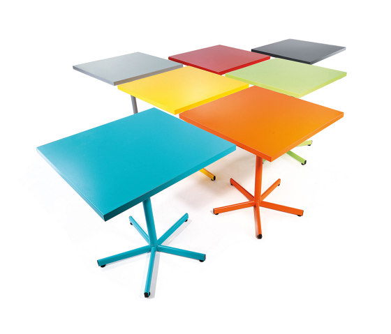Metal table Basic Color 140x80 | Mesas comedor | Schaffner AG
