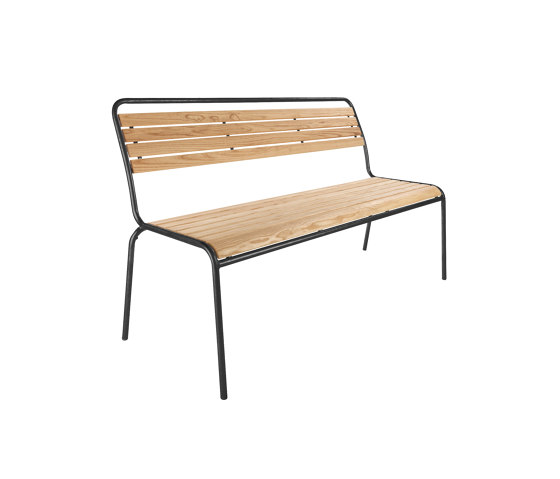 Slatted bench Rigi without armrest | Benches | Schaffner AG