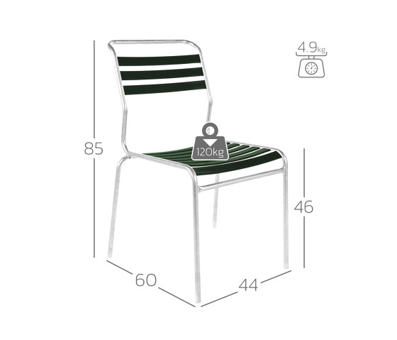 Lättlistuhl Säntis ohne Armlehne | Stühle | Schaffner AG