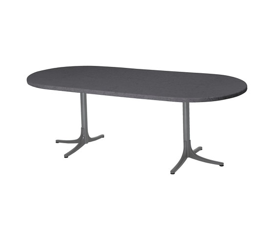 Fiberglass table Schaffhausen oval 160/218x95 extendable | Tavoli pranzo | Schaffner AG
